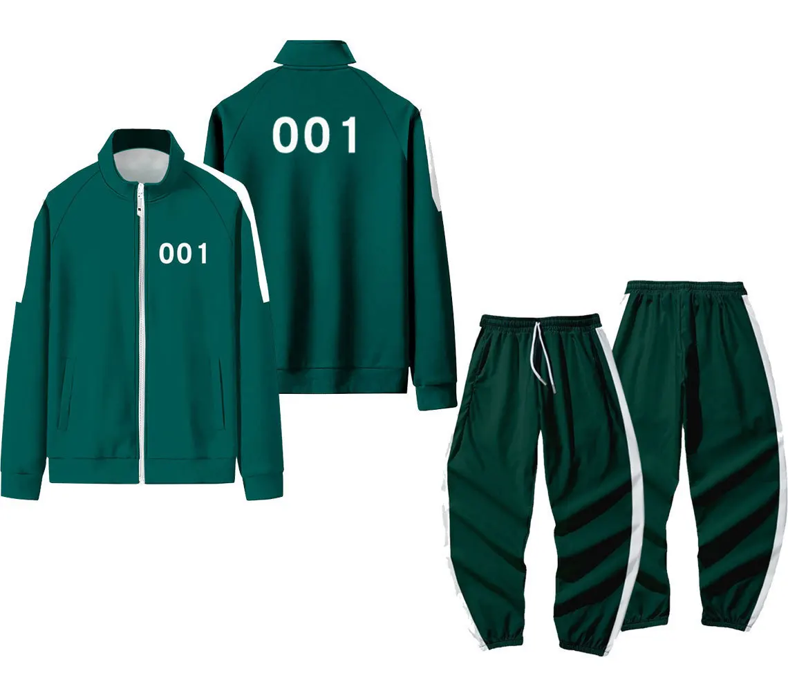 

BBZK6160 Squid Game Costume Clothes Hoodie Suit Squid Game