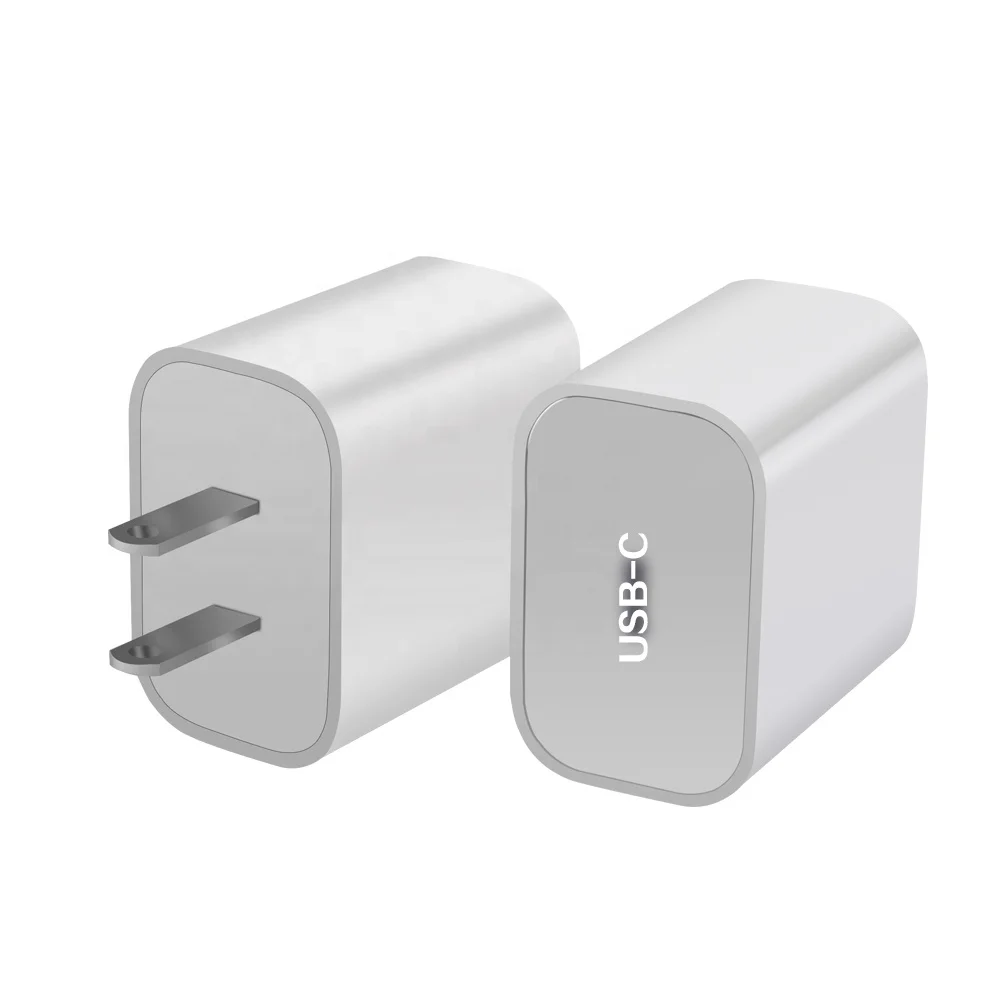 

PD 18W Mobile Charger Fast Charging Type-C US EU UK AU Potable Usb C Charger for IPhone Cable Charger