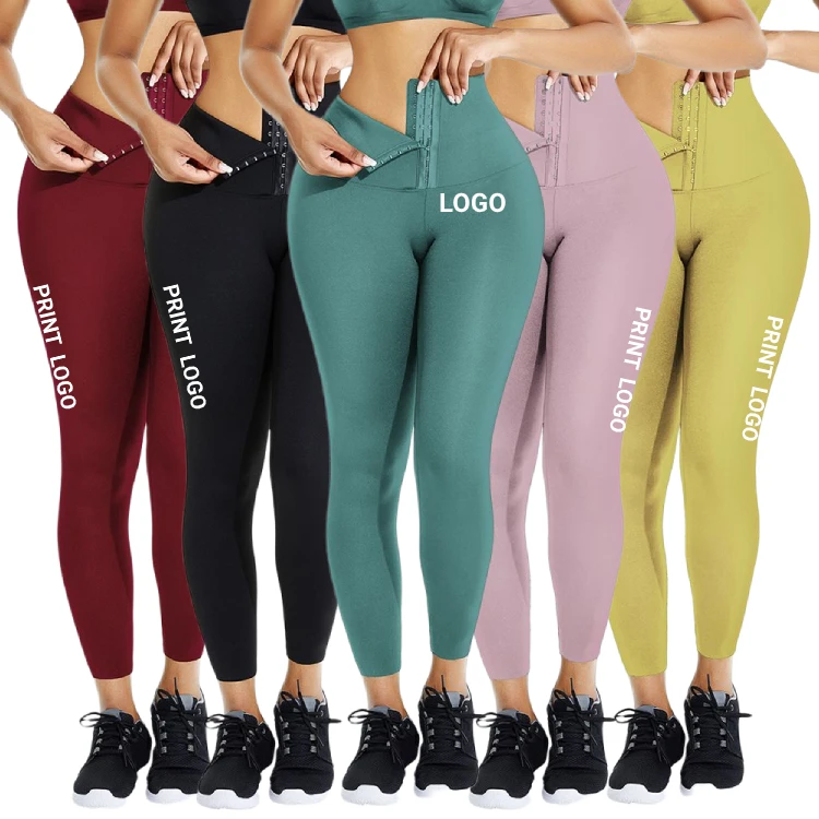 

High Waist Waist Trainer Trimmer Leggings Elasticity Butt Lifter Hip Fitness Yoga Pants women leggings