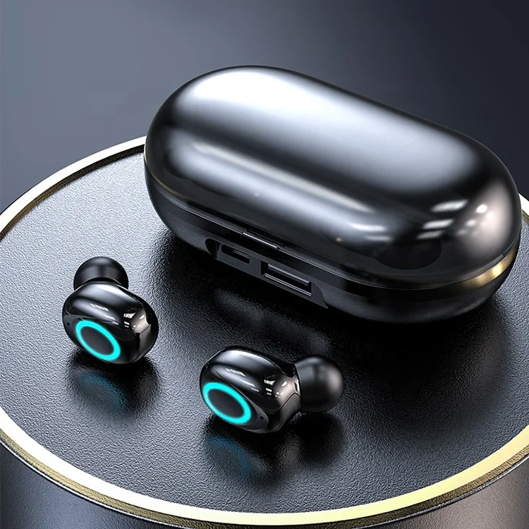 

Portable Blue tooth Earphone Wireless Headphone Stereo Earbud Private Label Earbuds Music Earbuds Sports Earphones