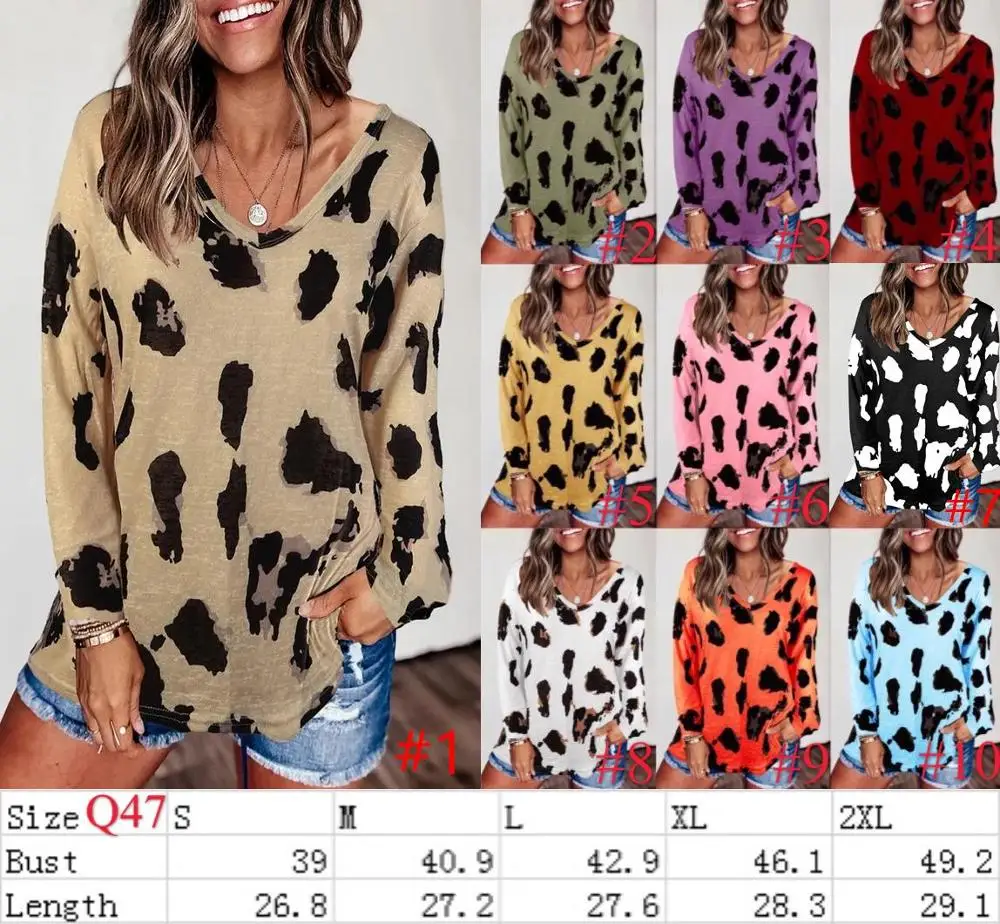 cow print long sleeve