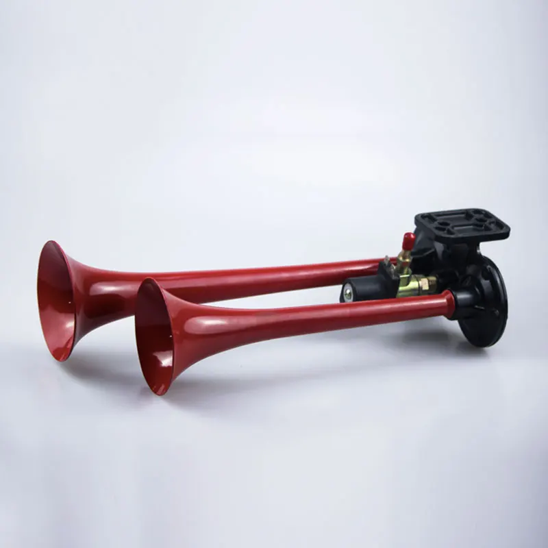 red 12v dual trumpet tone compact