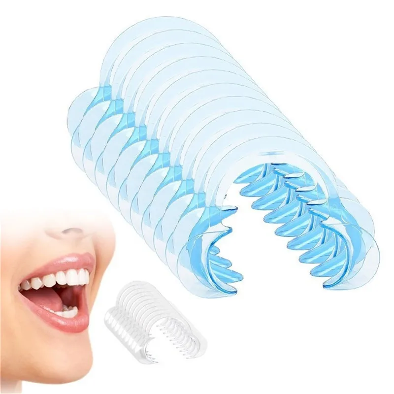

Dental Cheek Retractor Mouth Opener S M L Size, Blue transparent