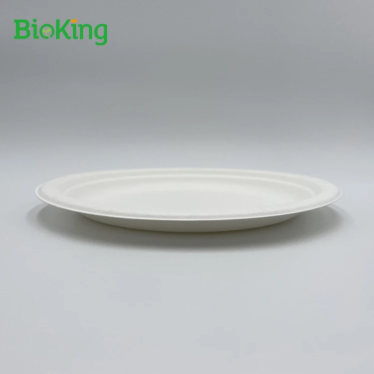 

Best price sugarcane bagasse pulp Sugarcane Bagasse Pulp environmental grease 2000ml 2500ml hot chicken plate, Bleached;natural