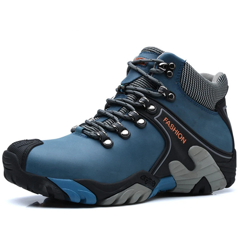 

Dropshipping Hiking Shoes Men Outdoor Boots Waterproof Winter High Top Mountain Climbing Sneakers Hunting Boots for Men Trainers