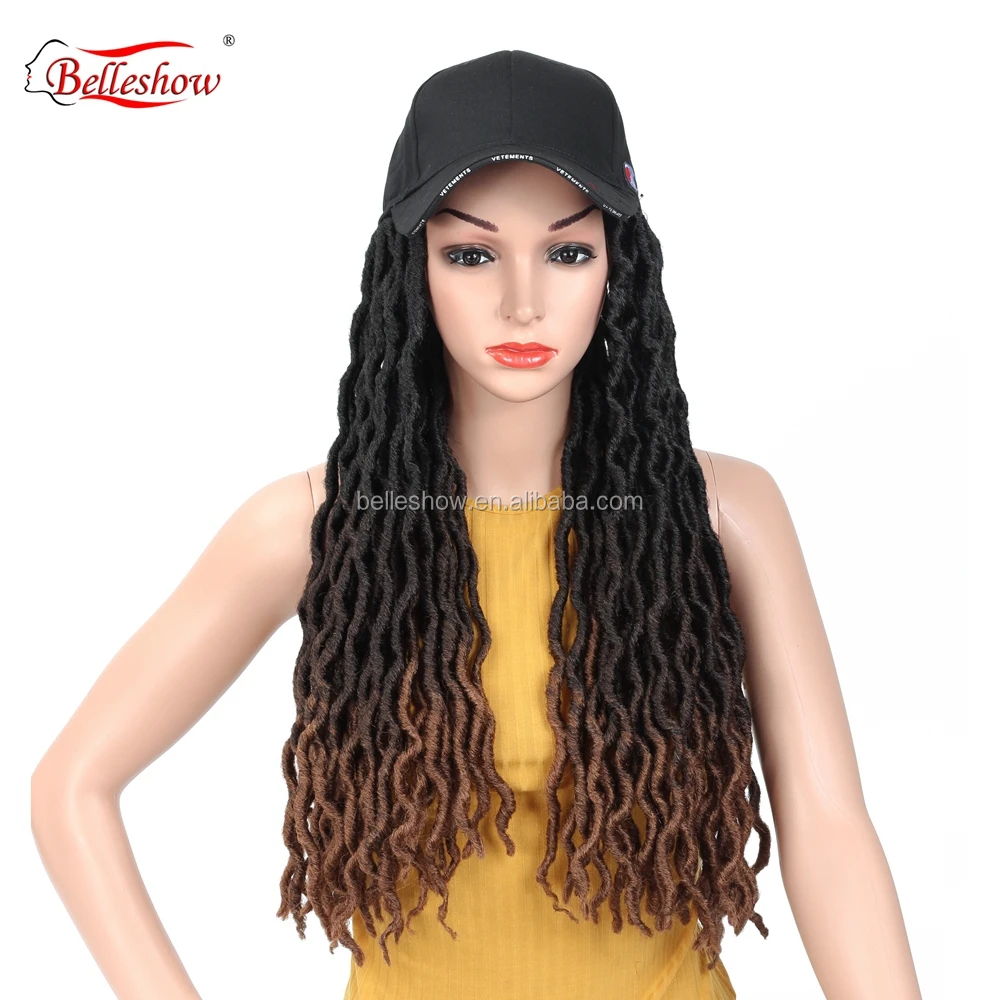 Belleshow 18inch Synthetic Ombre Dreadlock Hair Braids Golden Locs 