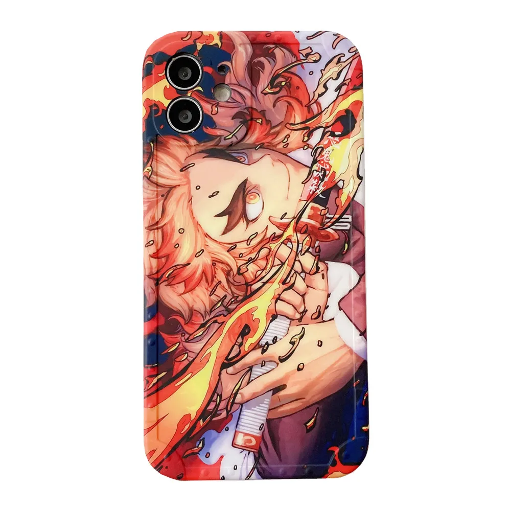 

free shipping new design Demon Slayer Kamado Tanjirou japanese anime phone case cover for iphone 12