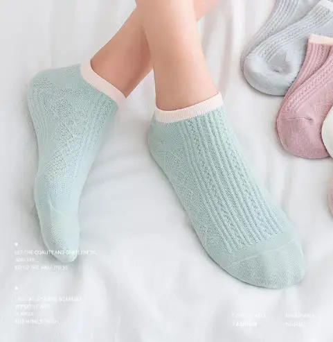 

Wholesale Candy-colored Cute Women's Boat Socks Custom Female No Show Socks