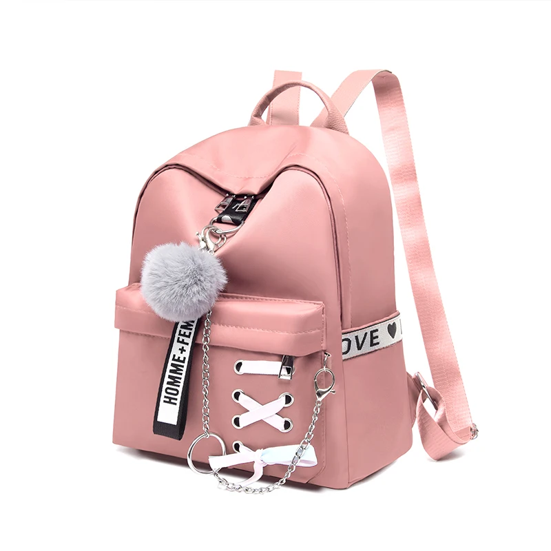 

Waterproof Shoulder Bag Simpality School Bag Fashion Casual Sports Bag Personality Oxford Backpack For Women, Accept customized