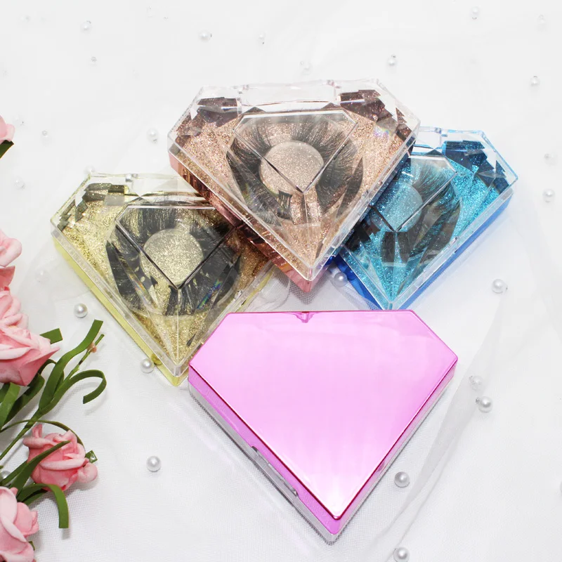 

eyelash vendor customized boxes Wholesale private label mink lashes custom false eyelash packing lash box, Black
