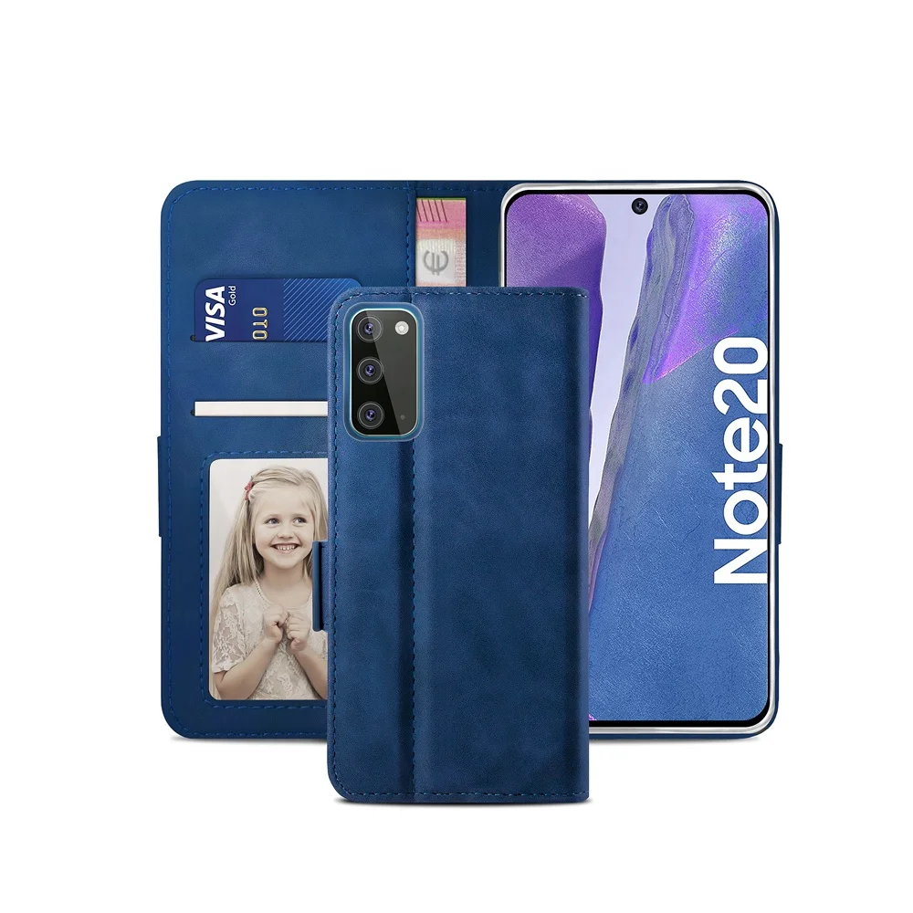 

Hot Sales Foldable Stand PU Wallet Phone Case High Quality Shockproof Card Holder Leather Wallet Phone Case for samsung, Black/blue/light pink