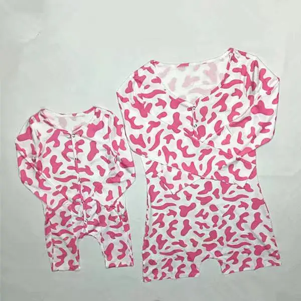 

Mom N Me Onesie Baby Pajamas And Child Pjs Bab Romper  Sleepwear Mommie Oneies Mommy Onesie Snd Kid Jumpsuits, Picture shows