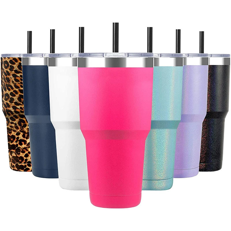 

Colorful Printing LOGO Customized 20/30 oz Vacuum Double Wall Stainless Steel Tumbler Cups