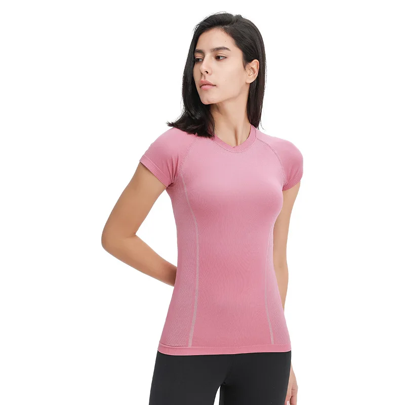 

FanLi Wholesale Women's Sportswear Knit Clothes Yoga Top Fitness T-Shirt