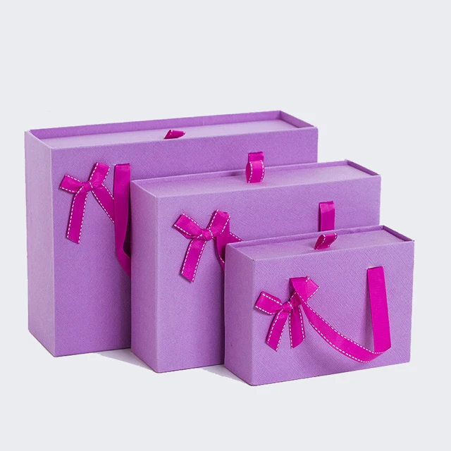 Wholesale Luxury Packaging Clothes Gift Box With Ribbon Bow Buy Gift