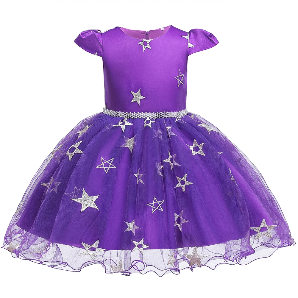 

Western style children's Christmas gown girls frock designs for party lovely girls tutu dress for 5YRS child girl birthday