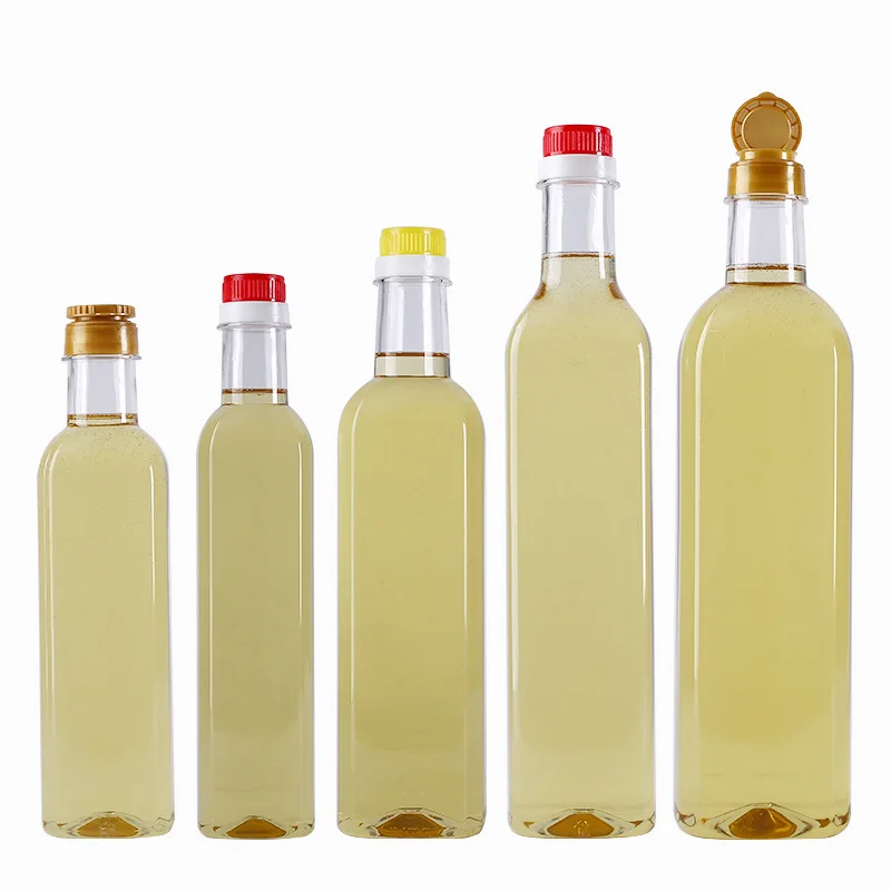 

750ml plastic sweet oil bottle 750ml olive oil plastic bottle container 750ml PET bottle for florence oil with plastic cap