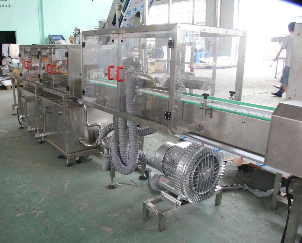 
Automatic factory fruit juice jam sauce filled empty jars bottles tin cans drying machine  (62360189203)
