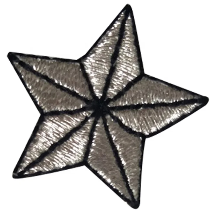 

Fashion Funny Design Stars Embroidery Patches Iron On Patches For Clothing Sticker Badge, Pantone color