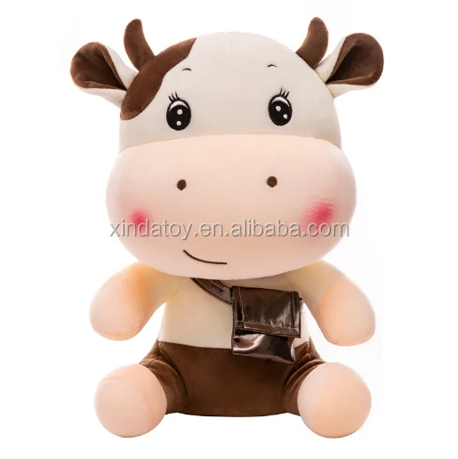 plush cow backpack