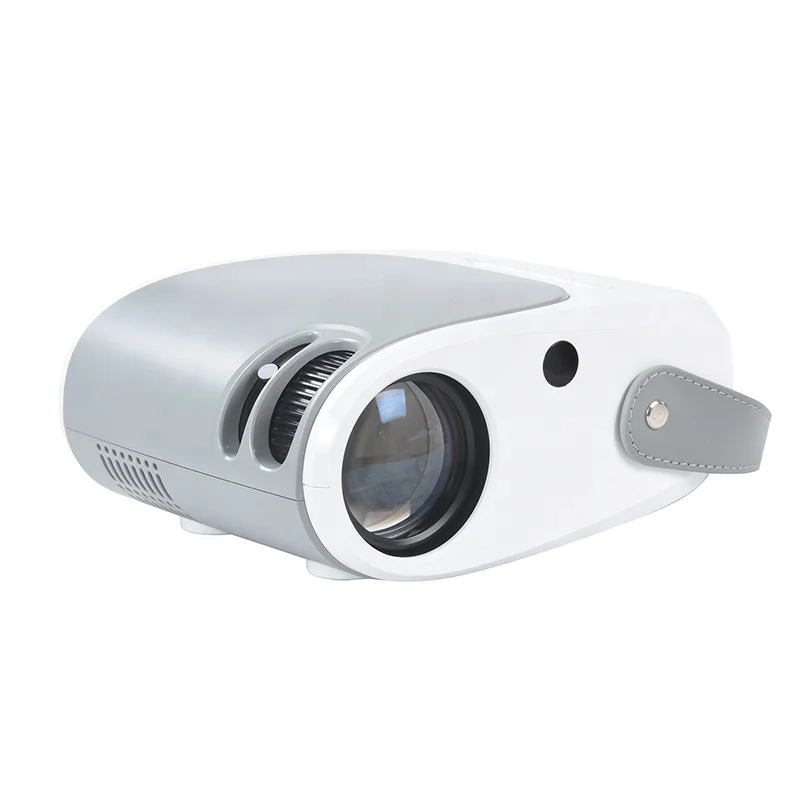 

Full HD Portable Projector 1000:1 Contrast Ratio Lcd Home Theater Projector With In Stock, Gray and white