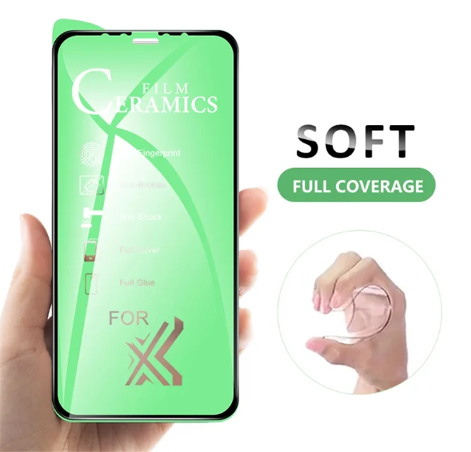 

Ceramic Protective film For Huawei Honor 9X PRO X10 Y9S 7A play4 PRO 30S Full Cover Screen Protector For Nova 7 7SE 7i 5T, Black