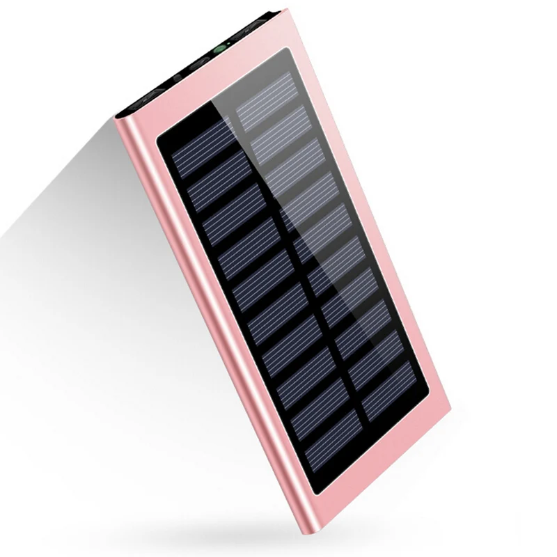

Solar 30000mah Power Bank External Battery 2 USB LED Powerbank Portable Mobile phone Solar Charger for phone
