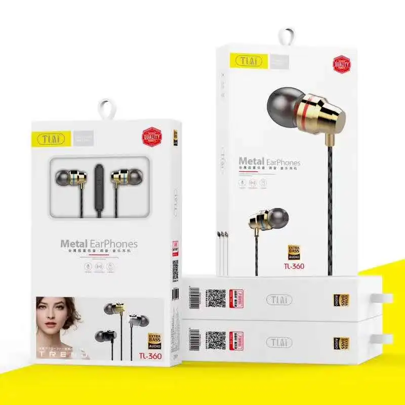 

Meatal earphone headset headphone