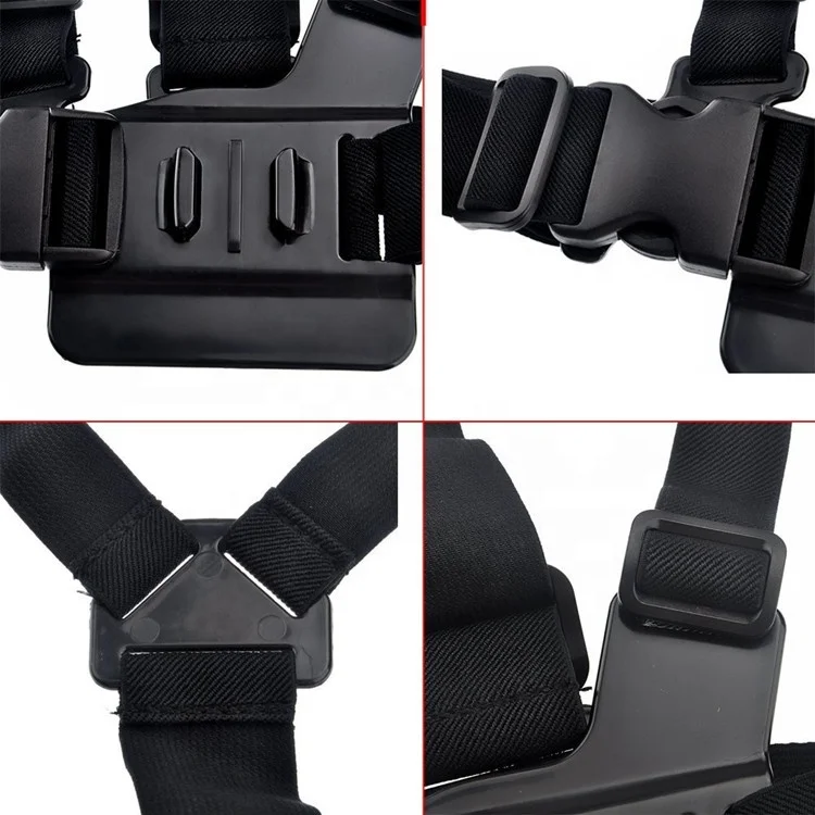 
Aipaxal Adjustable Performance Action Camera Chest Mount Harness Strap for Gopro Accessories 