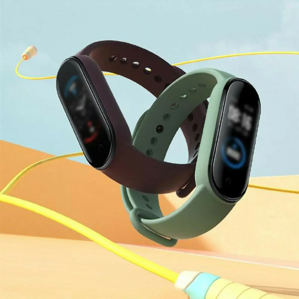 2020 New Silicone Replacement Wristband Strap For Xiaomi Mi Band 5
