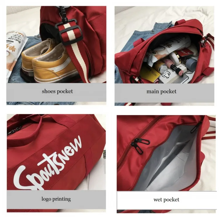 Wholesale High Quality Basketball Sport Gym Bag With Shoe Compartment