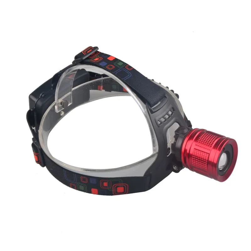 Zoom Adjustable Laser Head Lamps Long Beam Headlamp Outdoor 18650