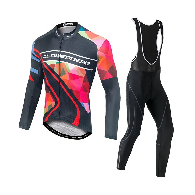

Printing hot selling bicycle jersey wholesale polyester cycling bib clothing OEM compression bike wear