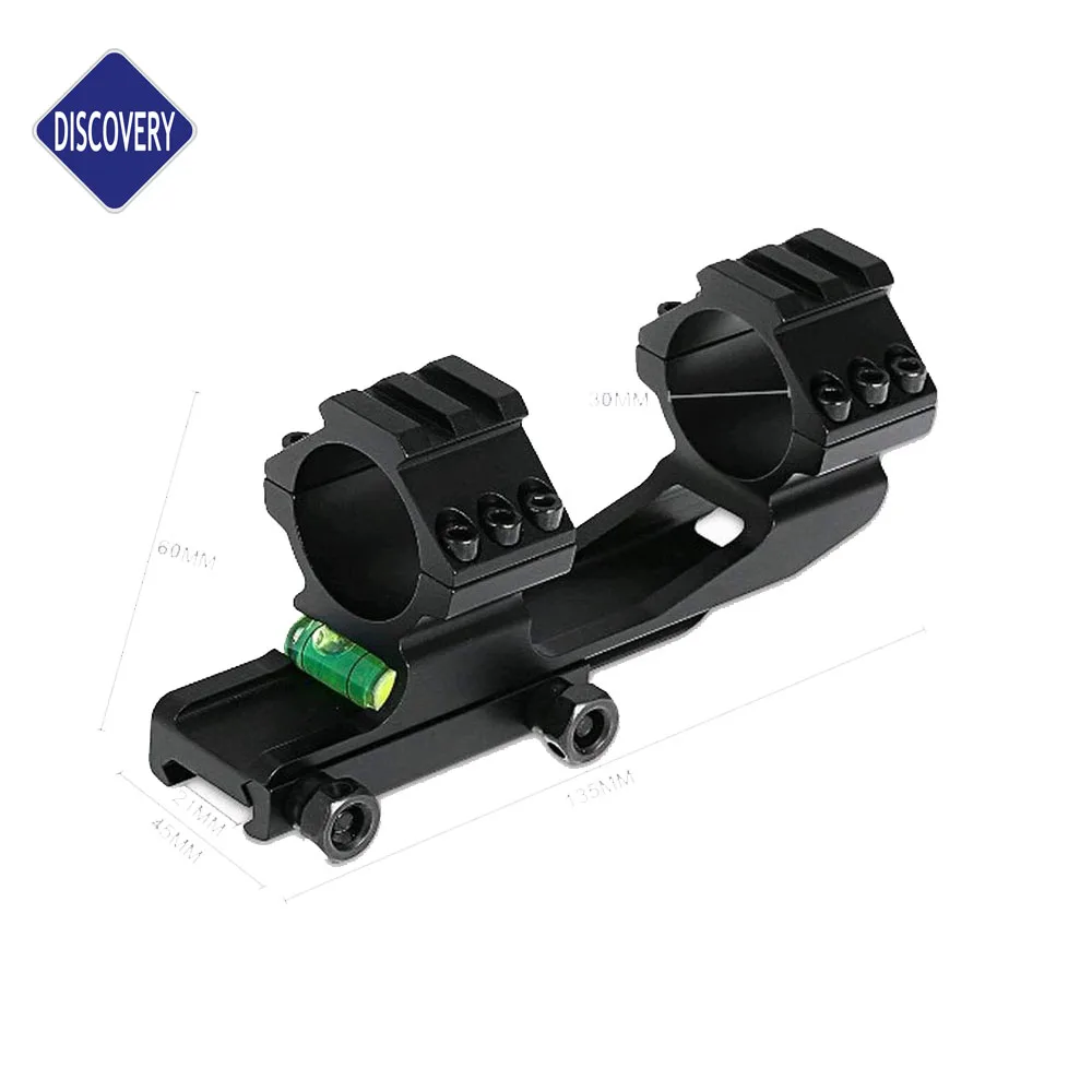 

Discovery #210612 Tactica Scope Mount 1 Inch 30mm Optical Sights Rings Cantilever Riflescope Mounts Use For 20mm Picatinny Rails, Black