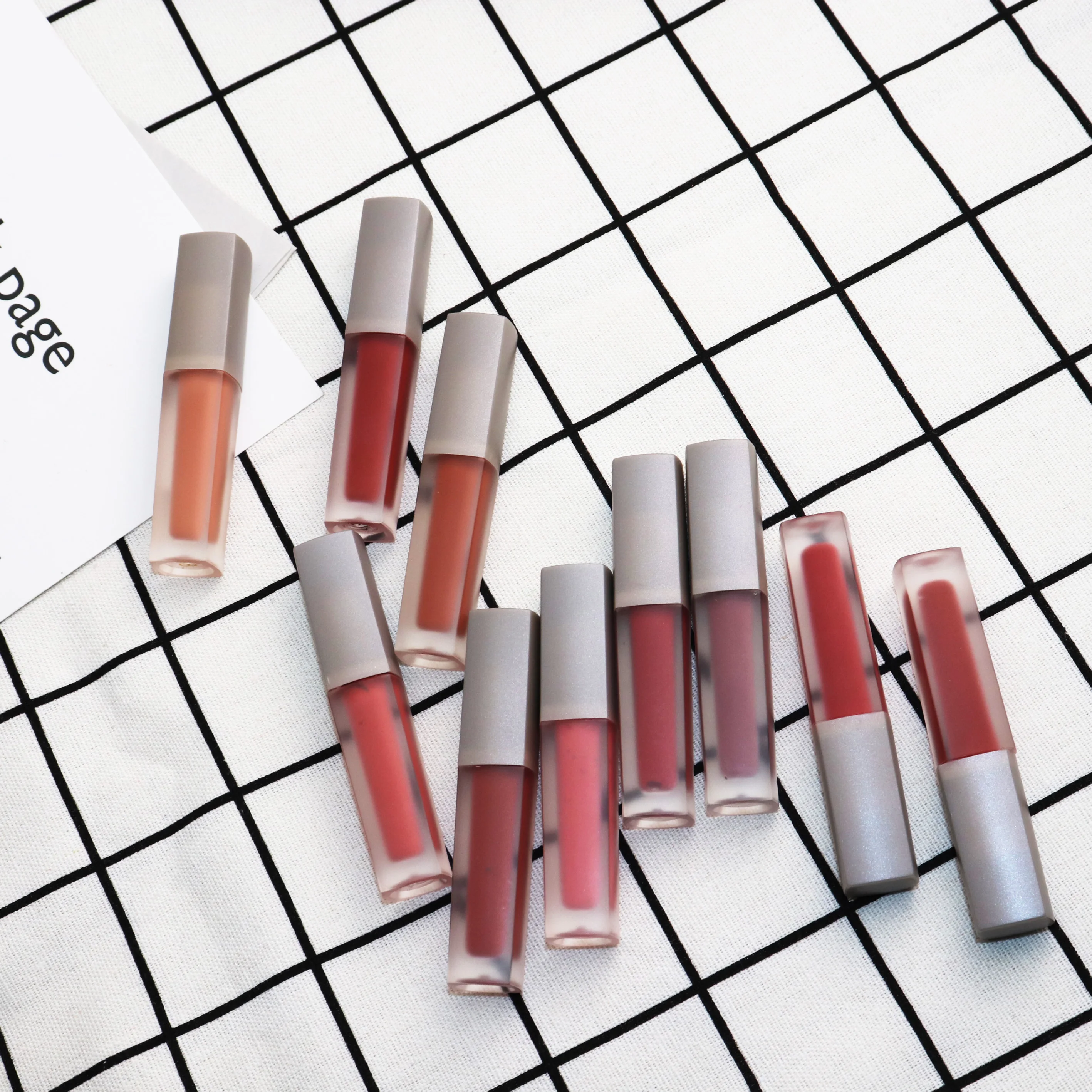 

Private Label Matte Lip Tint Orgaic Vegan Lipgloss OEM No Logo Lip Gloss