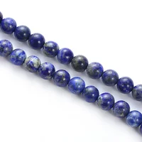 

Natural Lapis Lazuli Gemstone Round Beads