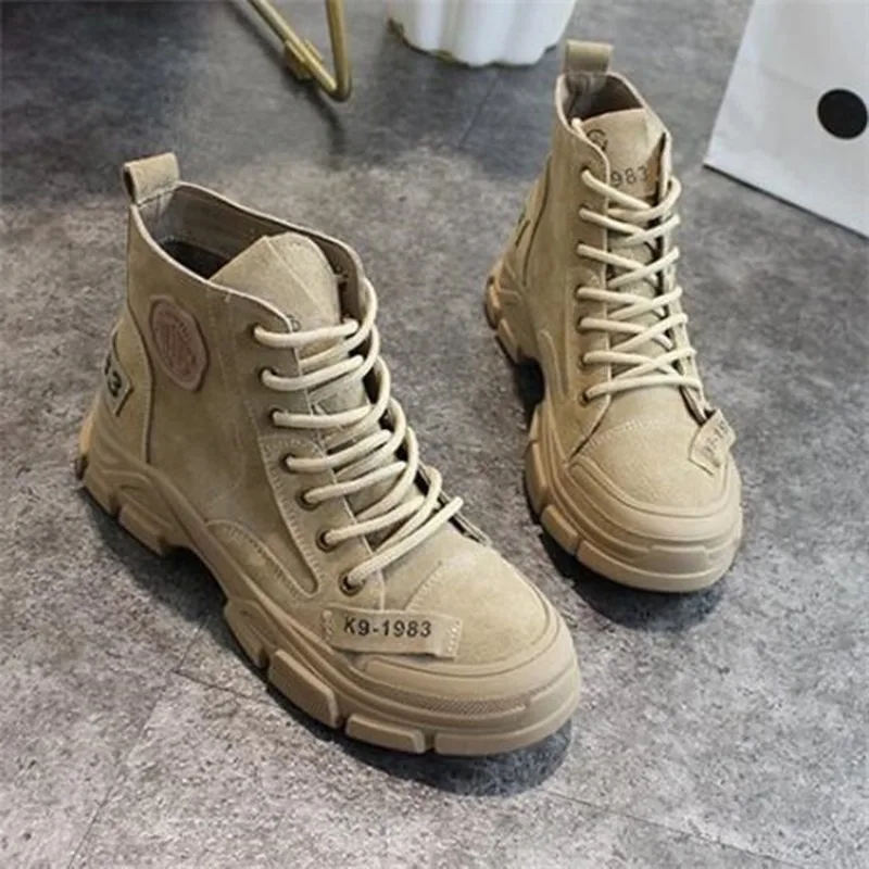 

2021 New Ladies Fashion Shoes Women Boots Autumn Comfortable Feminine Martin Boots Thick Ankle Boots Female Zapatos De Mujer