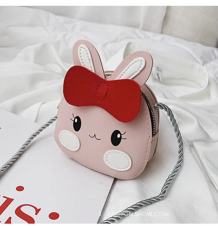 

New Cheap Cartoon Children Bag Cute Girls Shoulder Messenger Bag Small Animal Leather Coin Purse, Customized color