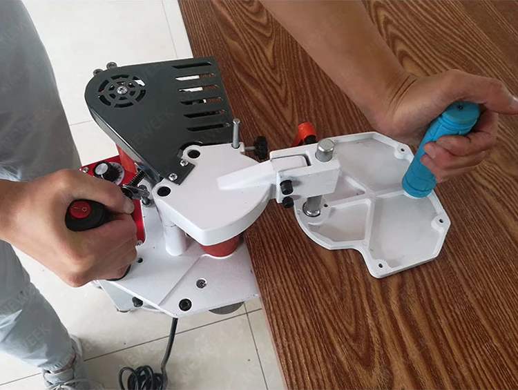 manual wood-based panel small 45 degree edge banding machine edge bander