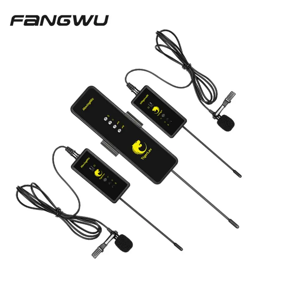 

Professional Android Dslr Mic Wireless Microphone For Phone, Black