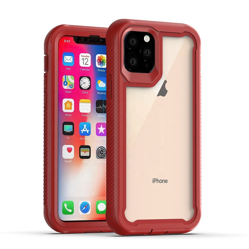 

2020 Hot Trends Armor Shockproof Acrylic PET Defender Mobile Phone Case Cover for Apple iPhone 11 Pro Max XS XR X 8 Plus 7 SE 12