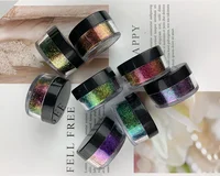 

Wholesale Chameleon Loose Eyeshadow Glitter 8 Colors Private Label Loose Duochrome Pigment Eyeshadow
