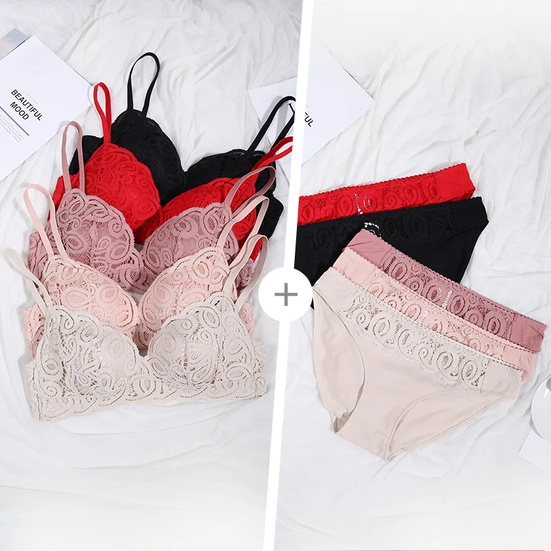 

panty say morning hot selling women intimates push-up & brief sets underwear lingerie bra sleepwear set women's sexy satin
