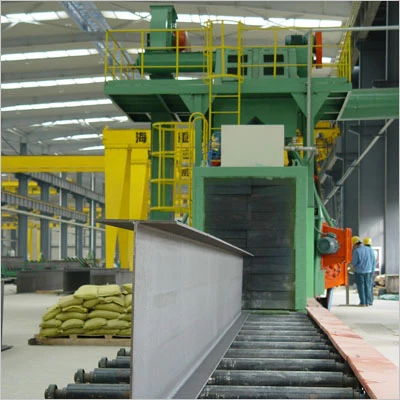 
building steel structure shot blast machine 