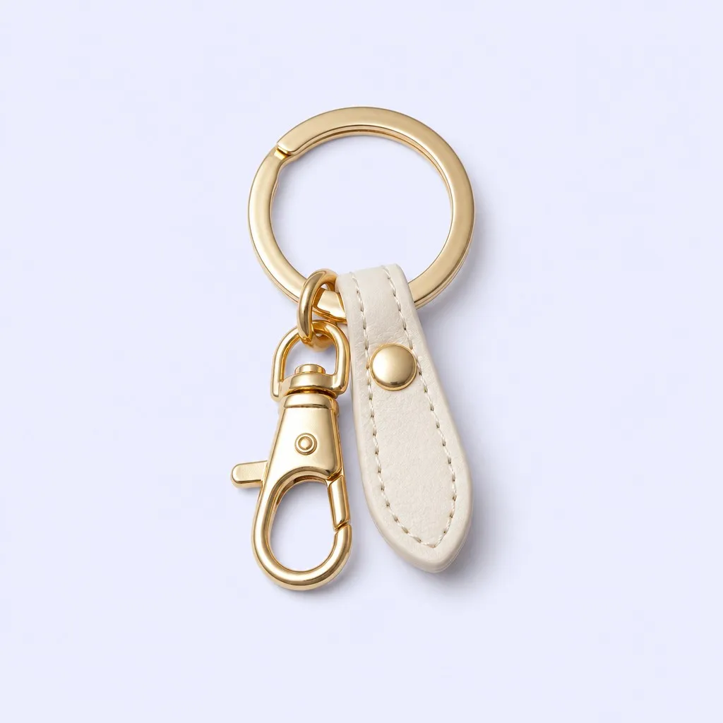 Hardware detail of wedding keychain