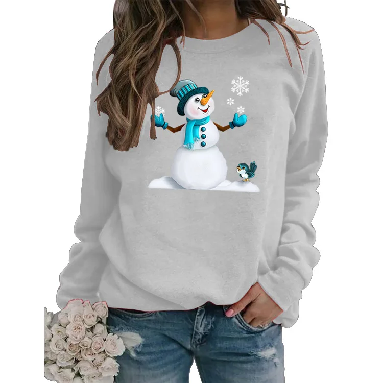 

2020 Lovely Snowman Pattern Jumper With A Hood Factory Wholesale Directly