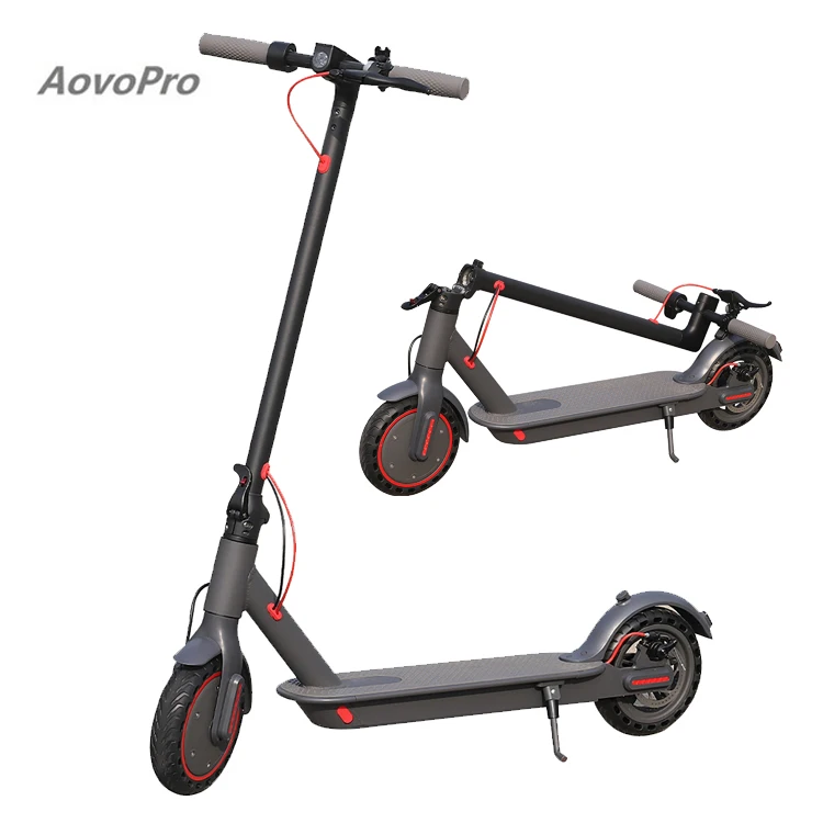 

Aovo Uk Warehouse Drop Shipping Double Brake 35km Range 10.5ah Battery Waterproof 8.5inch Foldable Electric E Scooter