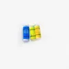 6 *15mm Green color Cylindrical Plastic Bubble Spirit Level Vials