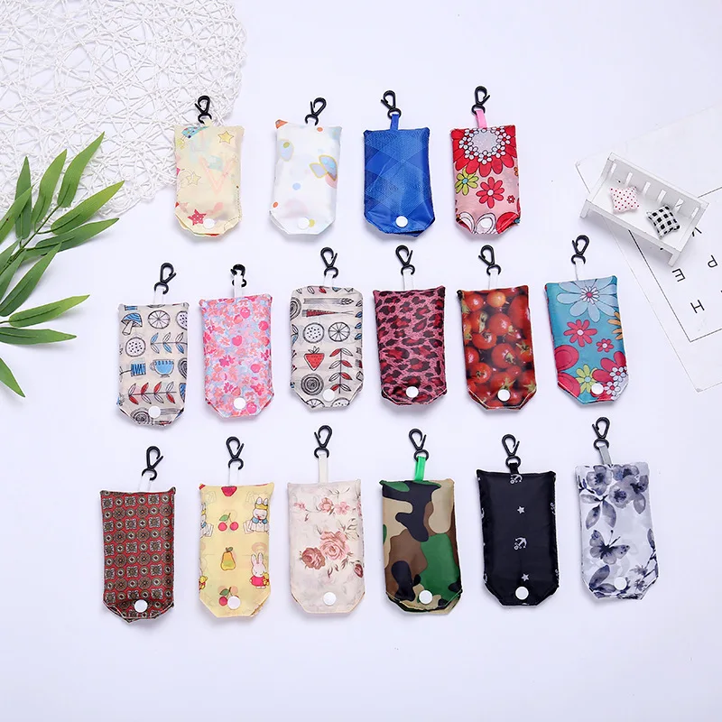 

Logo printing recycled nylon collapsible outdoor grocery bag