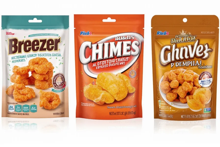 Comparison of different ginger chews packaging available at Walgreens showing Breezer, Chimes, and Walgreens brand products side by side